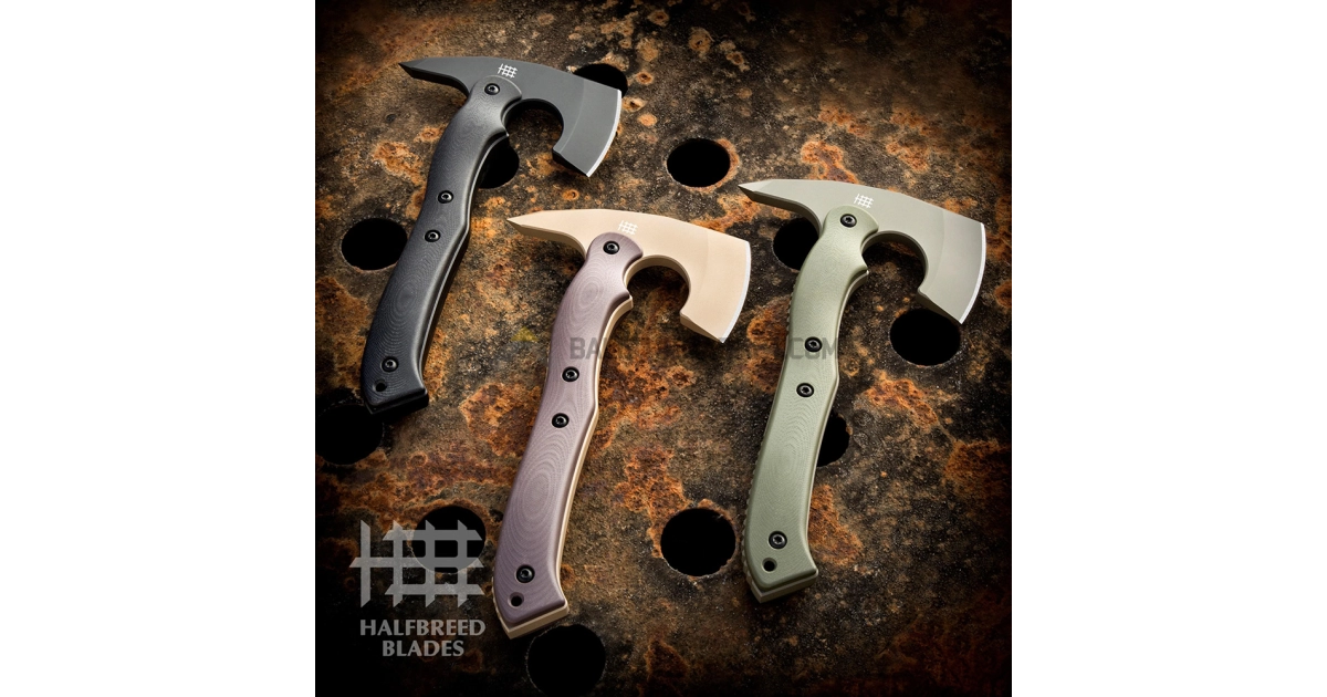 Halfbreed Blades Kompakt Kurtarma Baltası (Dark Earth)