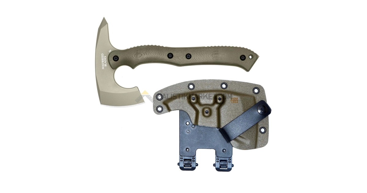 Halfbreed Blades Kompakt Kurtarma Baltası (Ranger Green)