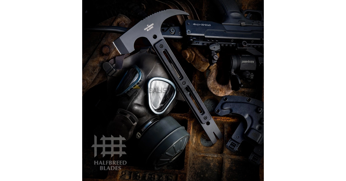 Halfbreed Blades Rhino Kurtarma Baltası (Siyah)