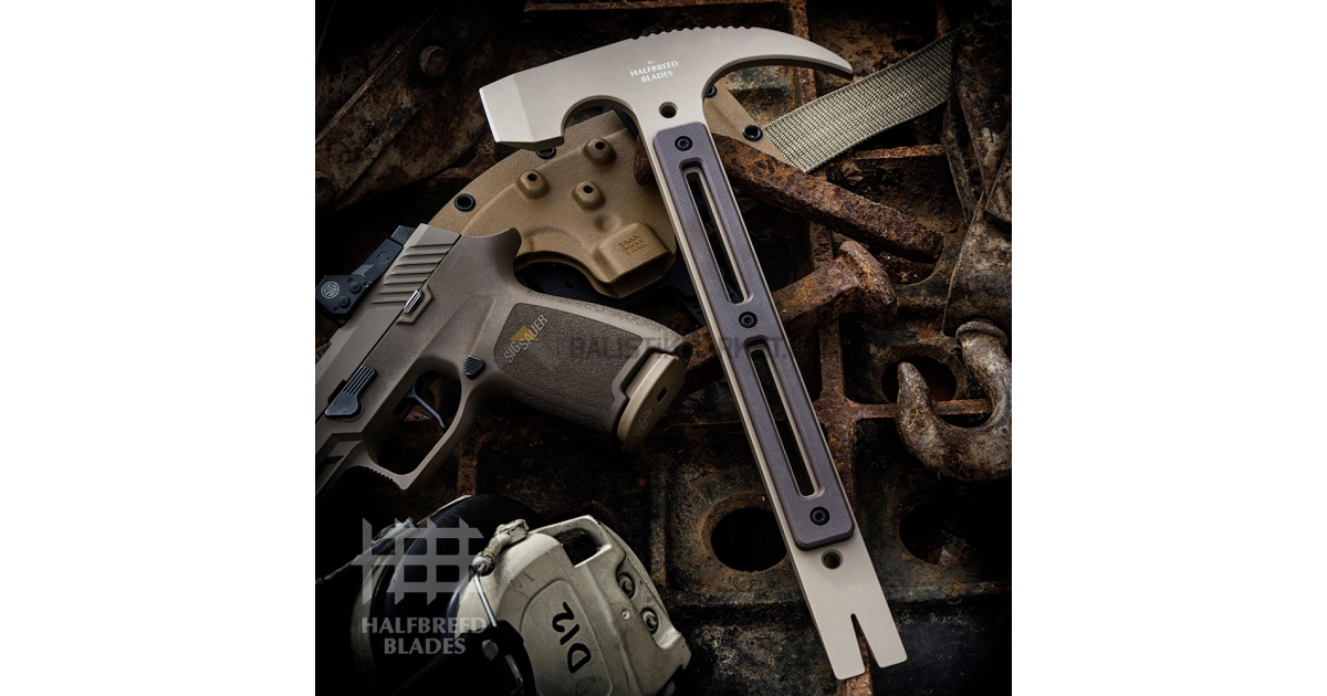 Halfbreed Blades Rhino Kurtarma Baltası (Kahverengi)