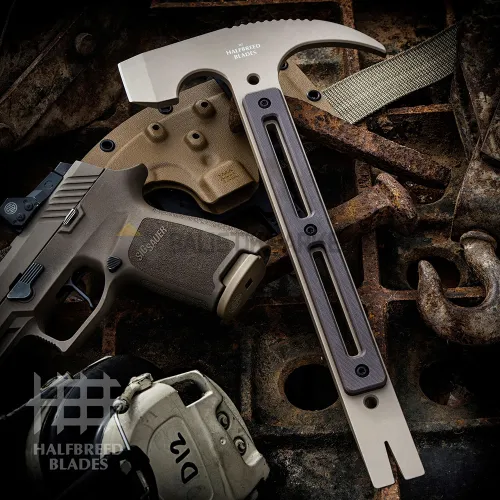 Halfbreed Blades Rhino Kurtarma Baltası (Kahverengi)