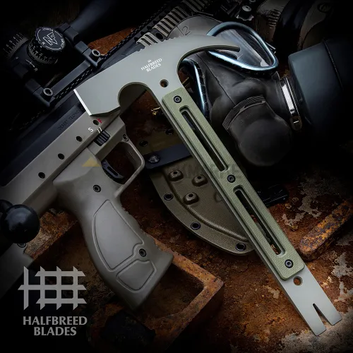 Halfbreed Blades Rhino Kurtarma Baltası (Askeri Yeşil)