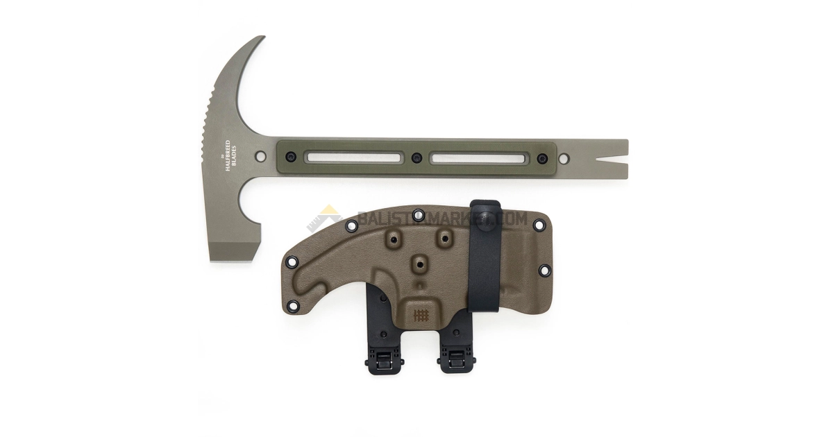 Halfbreed Blades Rhino Kurtarma Baltası (Askeri Yeşil)