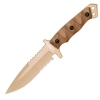 Halfbreed Blades MIK-03 Medium Infantry Serrated Sabit Bıçak (Dark Earth)