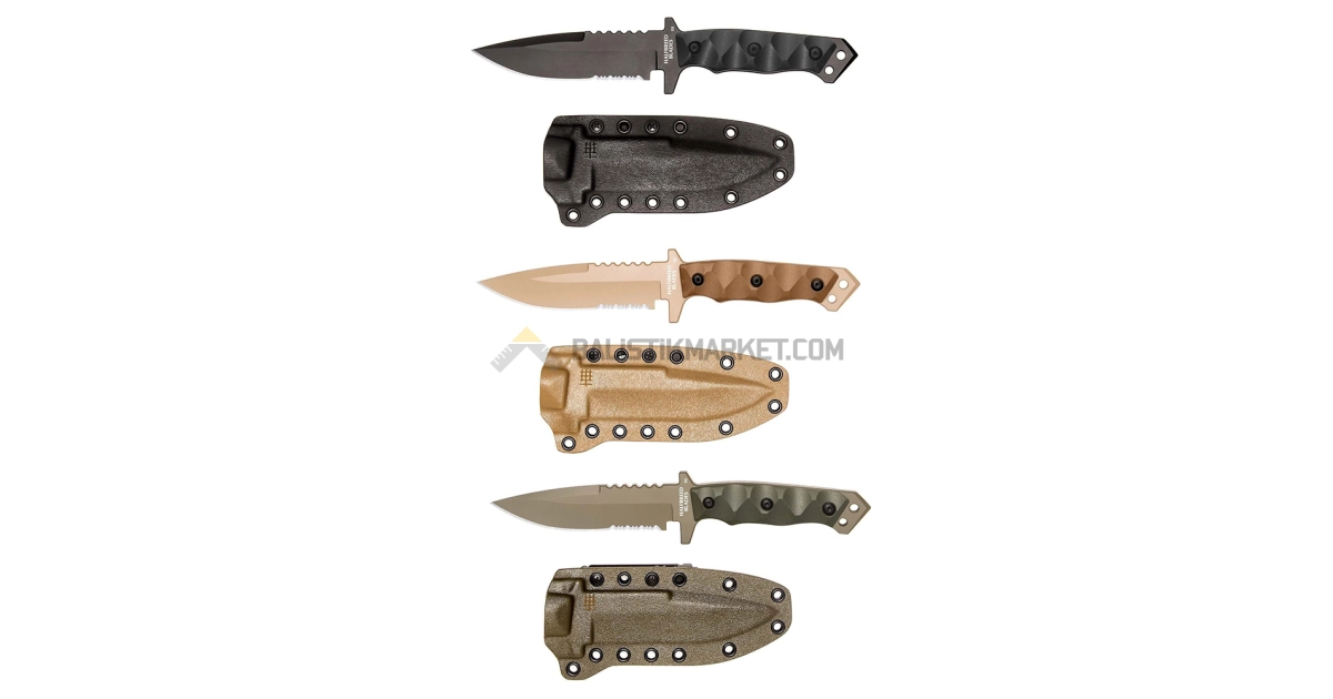 Halfbreed Blades MIK-03 Medium Infantry Serrated Sabit Bıçak (Ranger Green)