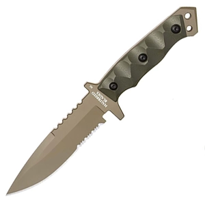 Halfbreed Blades MIK-03 Medium Infantry Serrated Sabit Bıçak (Ranger Green)
