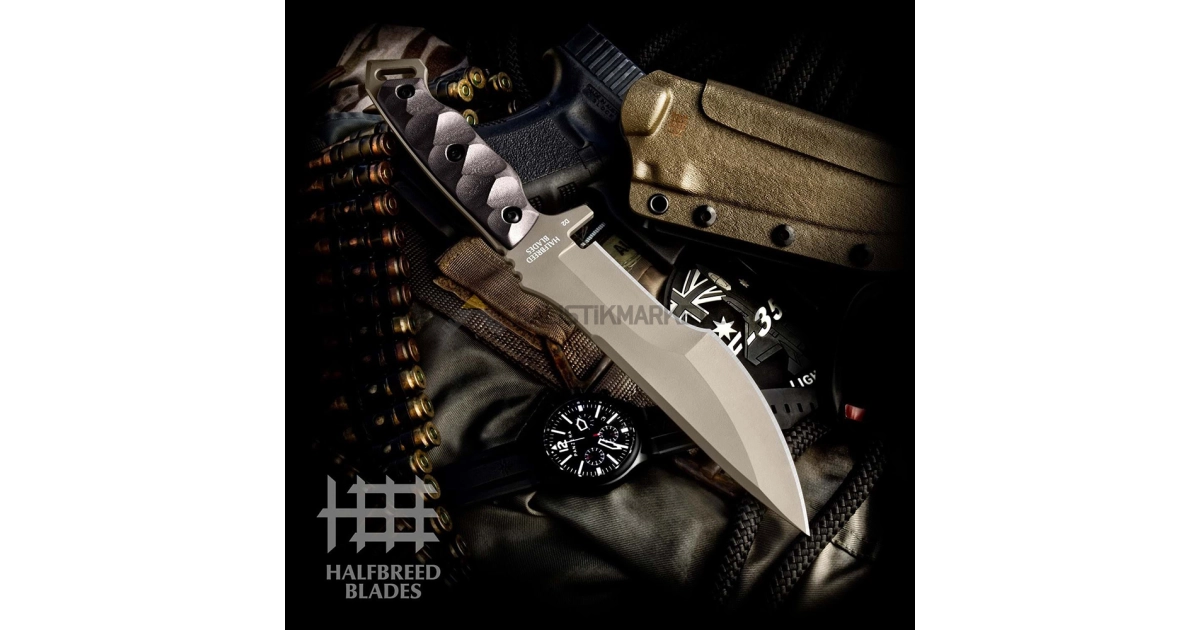 Halfbreed Blades MIK-08 Medium Infantry Sabit Bıçak (Dark Earth)