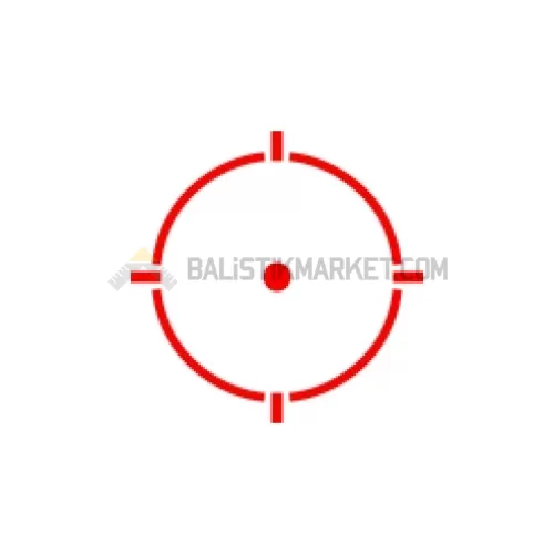 Holosun AEMS CORE Enclosed Solar Multi-Reticle Red Dot (2 MOA & 65 MOA Circle)