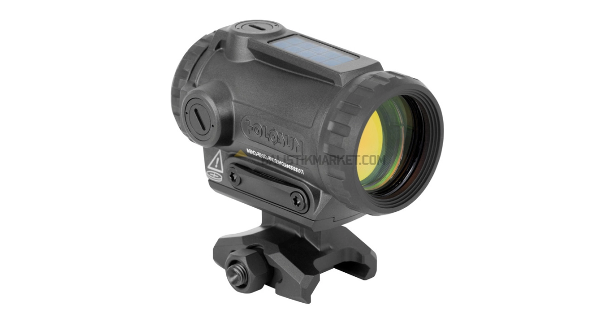 Holosun ARO-EVO-SPR Solar Multi-Reticle Red Dot (1.5 MOA Dot & 65 MOA Circle / BDC / Ranging)