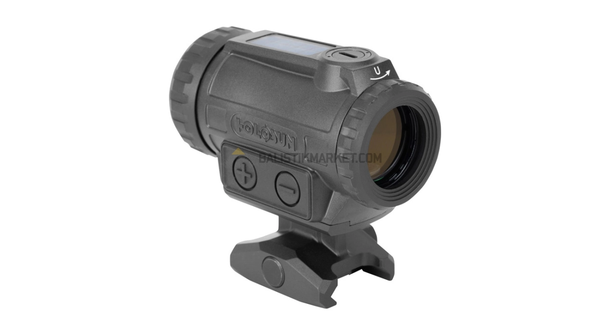Holosun ARO-EVO-SPR Solar Multi-Reticle Red Dot (1.5 MOA Dot & 65 MOA Circle / BDC / Ranging)