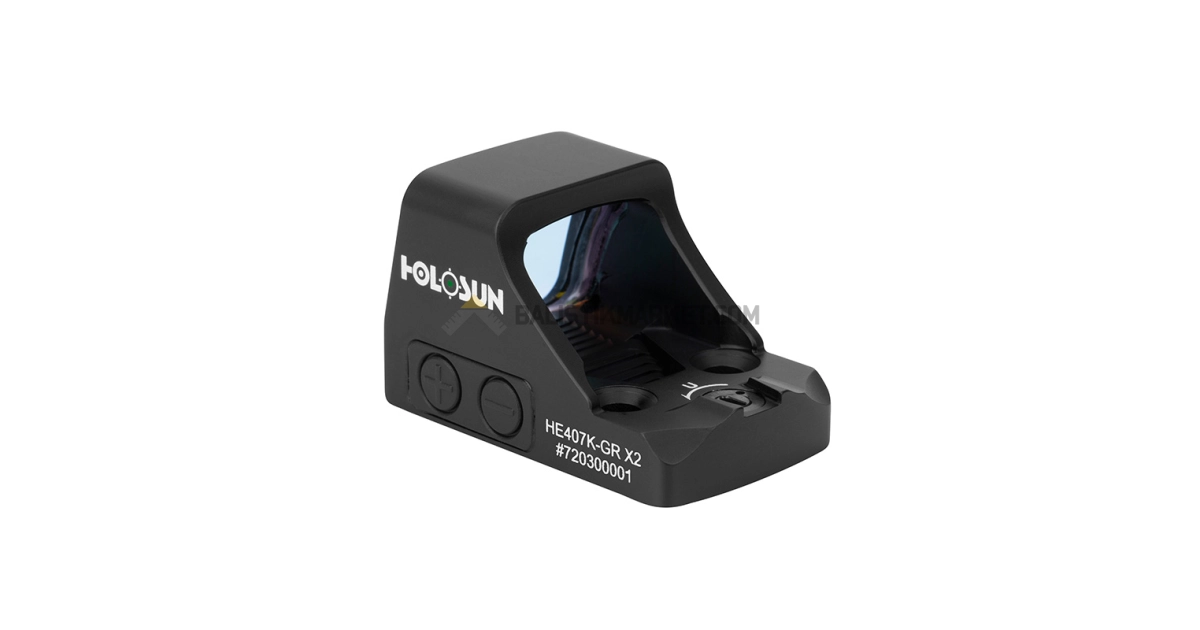 Holosun HE407K-GR X2 Refleks Green Dot (6 MOA)