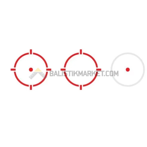 Holosun HS507C-X3-RD Solar Multi-Reticle Red Dot (2 MOA & 65 MOA Circle)
