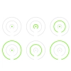 Holosun HE507COMP-GR CRS Multi-Reticle Green Dot (2 MOA Dot & 8/20/32 MOA Circle Reticle)