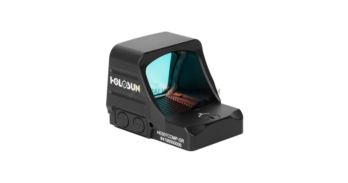Holosun HE507COMP-GR CRS Multi-Reticle Green Dot (2 MOA Dot & 8/20/32 MOA Circle Reticle)