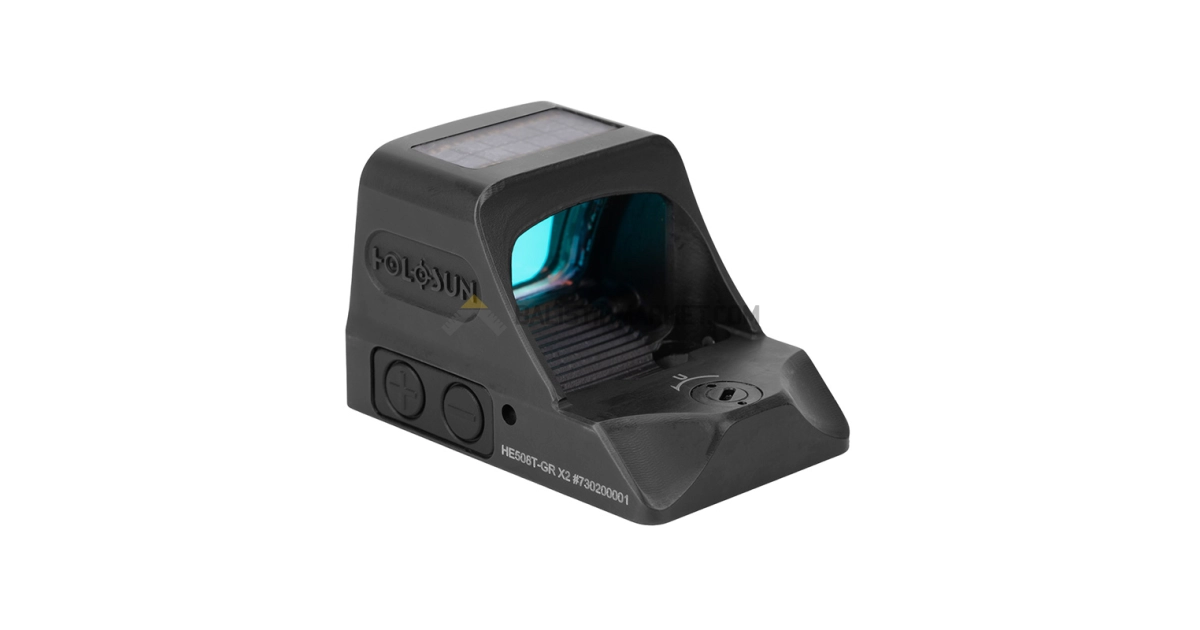 Holosun HE508T-GR X2 Titanium Solar Multi-Reticle Green Dot (2 MOA & 32 MOA Circle)