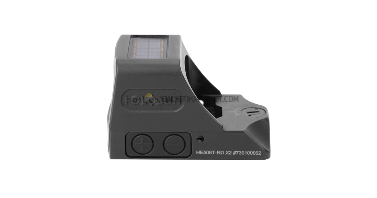 Holosun HE508T-RD X2 Titanium Solar Multi-Reticle Red Dot (2 MOA & 32 MOA Circle)