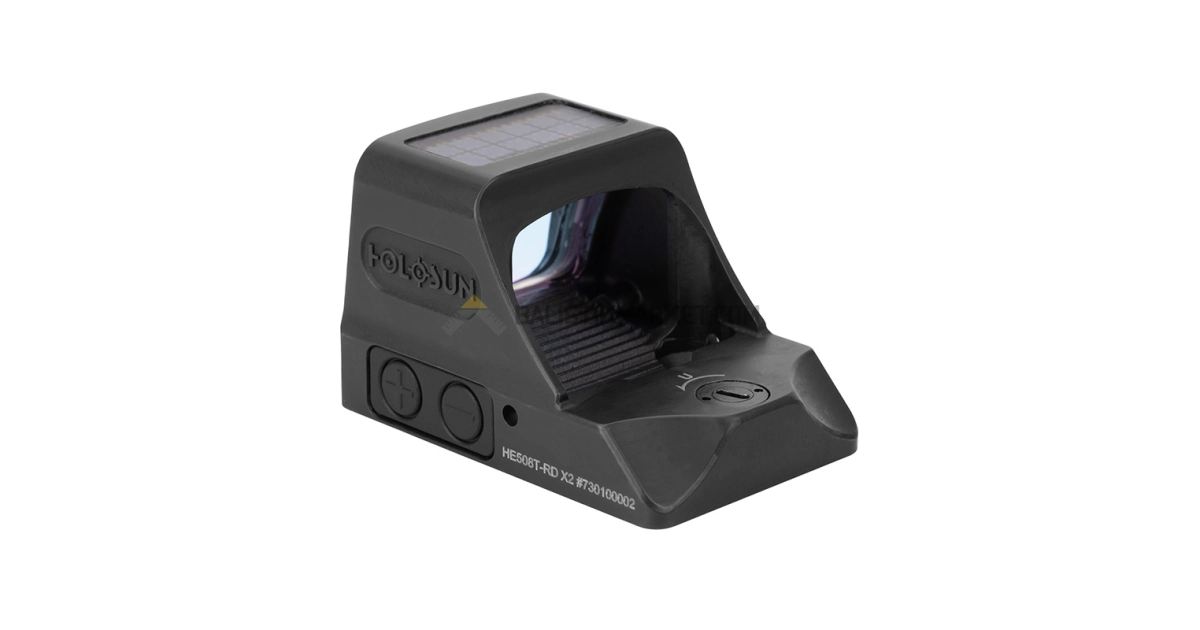 Holosun HE508T-RD X2 Titanium Solar Multi-Reticle Red Dot (2 MOA & 32 MOA Circle)