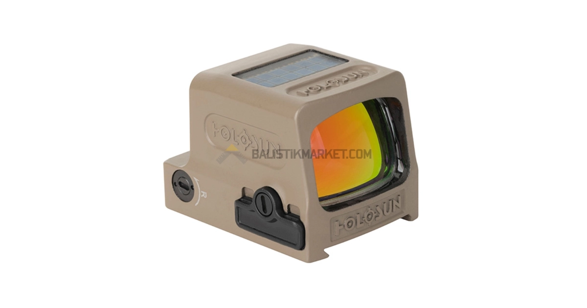 Holosun HE509T-X2-GR-FDE Enclosed Solar Multi-Reticle Green Dot (2 MOA & 32 MOA Circle)