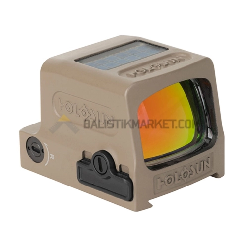 Holosun HE509T-X2-GR-FDE Enclosed Solar Multi-Reticle Green Dot (2 MOA & 32 MOA Circle)