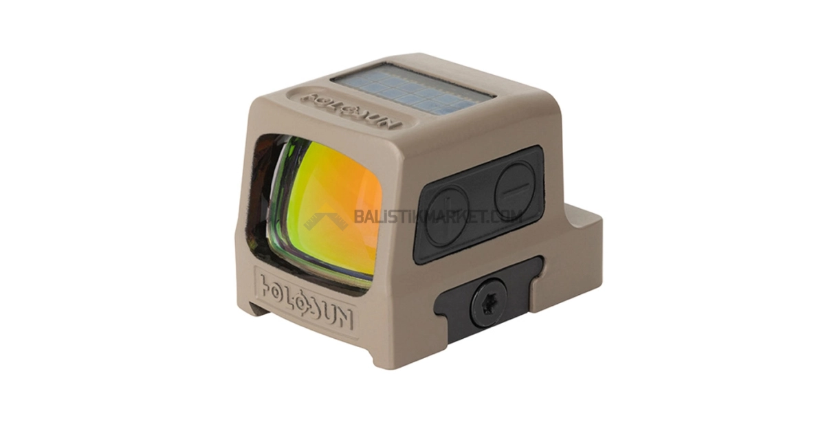 Holosun HE509T-X2-GR-FDE Enclosed Solar Multi-Reticle Green Dot (2 MOA & 32 MOA Circle)