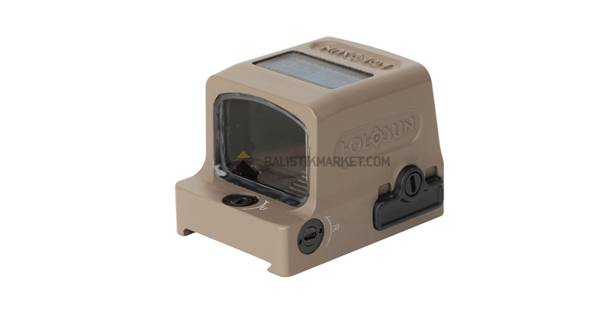 Holosun HE509T-X2-GR-FDE Enclosed Solar Multi-Reticle Green Dot (2 MOA & 32 MOA Circle)