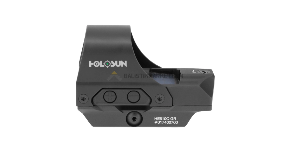 Holosun HE510C-GR Solar Multi-Reticle Open Reflex Sight (2 MOA & 65 MOA Circle)