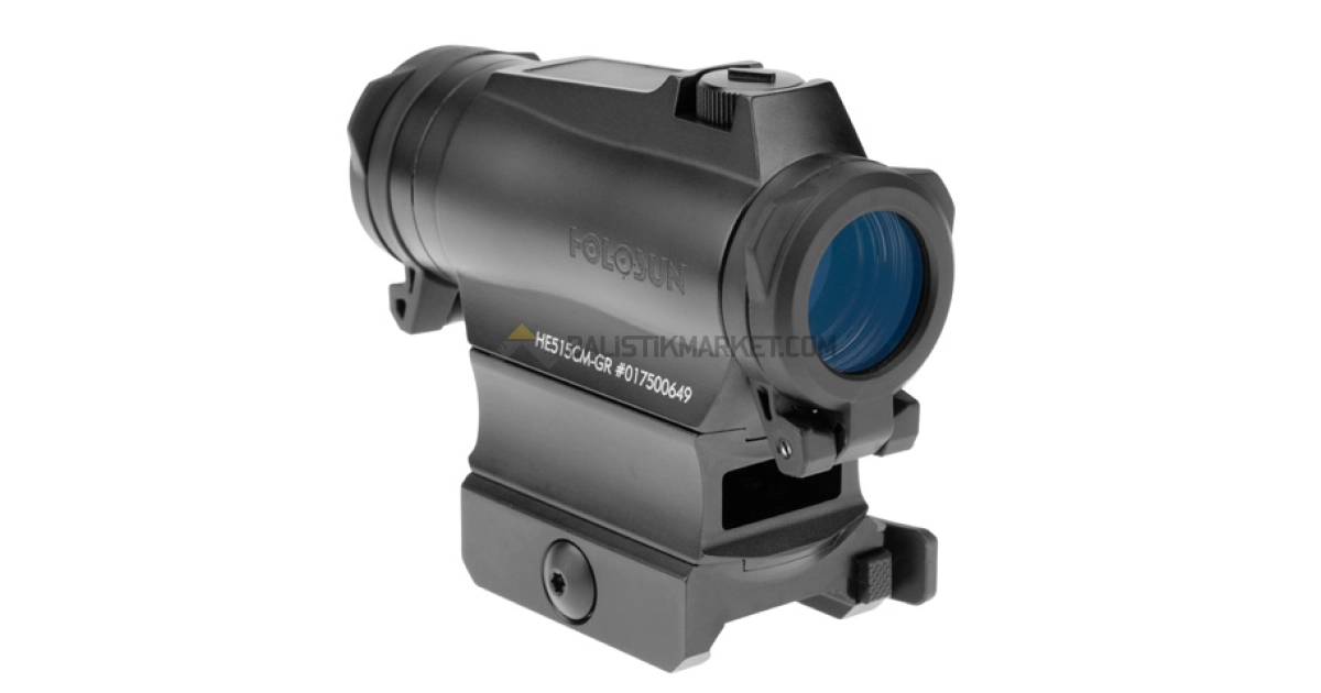 Holosun HE515CM-GR Solar Multi-Reticle Green Dot (2 MOA & 65 MOA Circle)