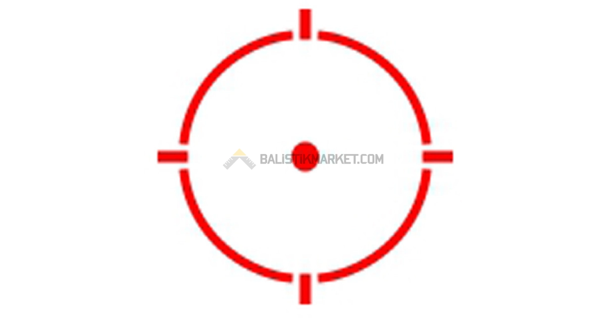 Holosun HE515GT-RD Multi-Reticle Red Dot (2 MOA & 65 MOA Circle)