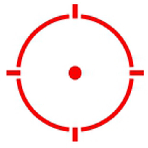 Holosun HE515GT-RD Multi-Reticle Red Dot (2 MOA & 65 MOA Circle)