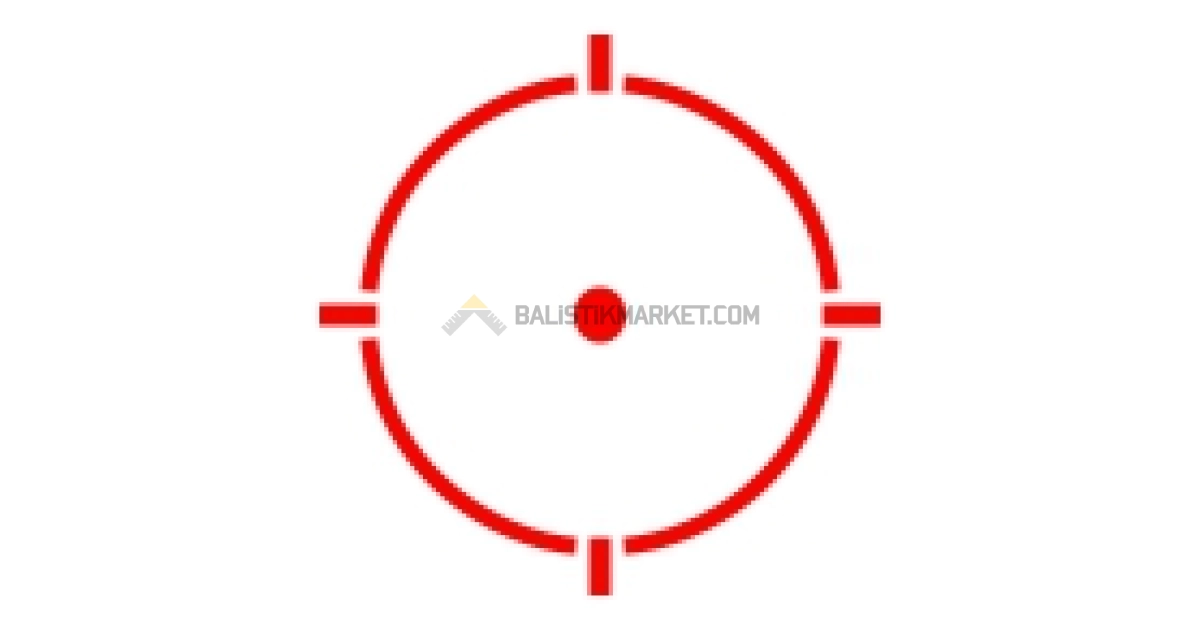 Holosun HE530C-RD Titanium Solar Multi-Reticle Red Dot (2 MOA & 65 MOA Circle)
