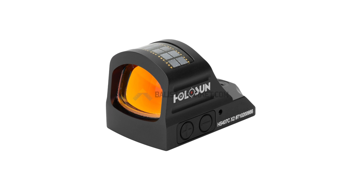 Holosun HS407C X2 Classic Solar Open Refleks Red Dot (2 MOA)