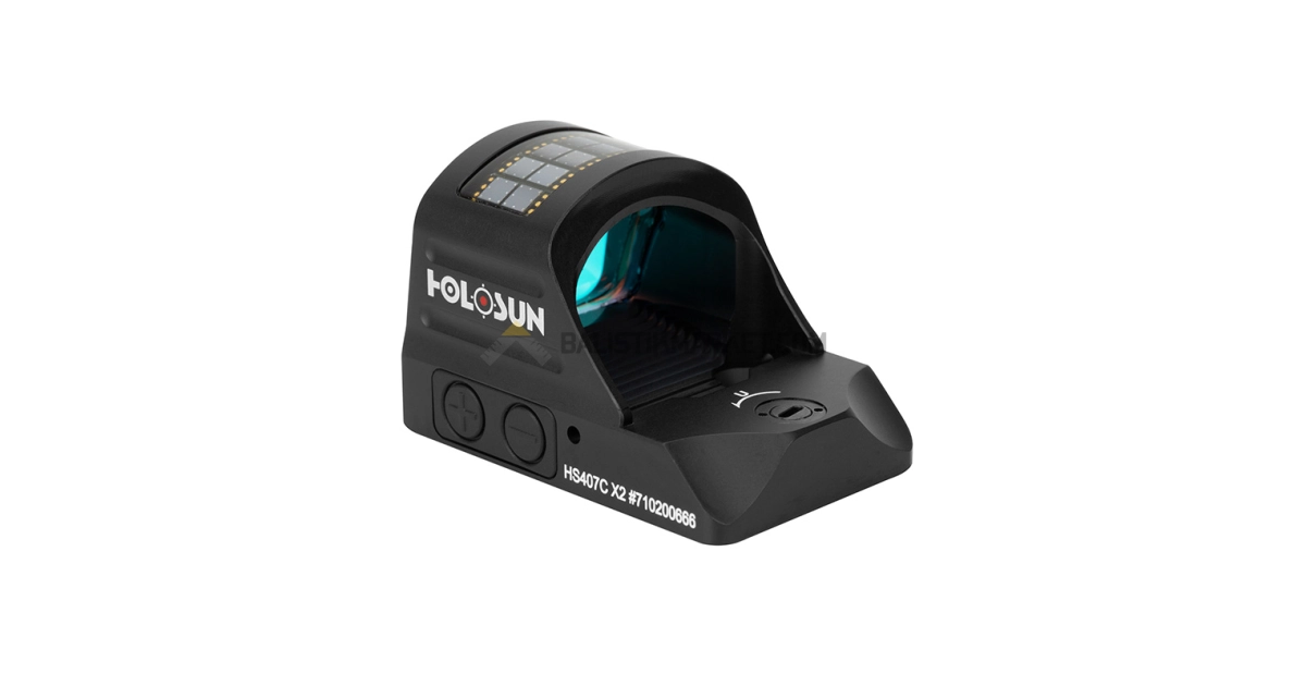 Holosun HS407C X2 Classic Solar Open Refleks Red Dot (2 MOA)
