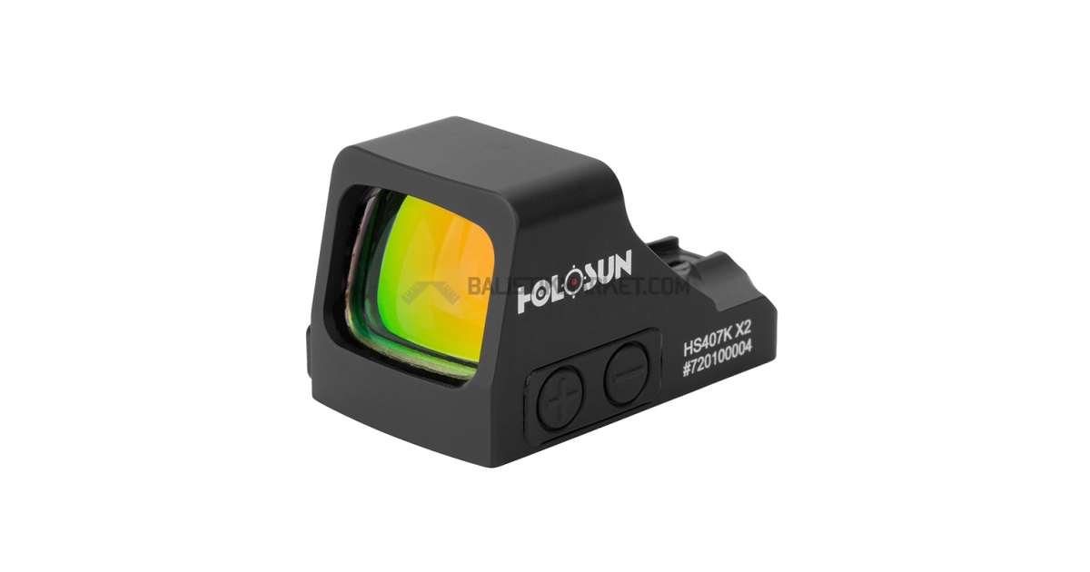 Holosun HS407K X2 Refleks Red Dot (6 MOA)
