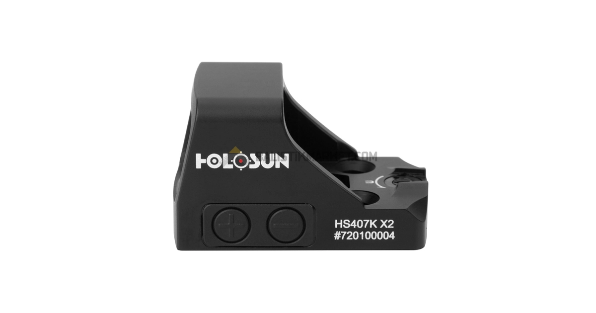 Holosun HS407K X2 Refleks Red Dot (6 MOA)