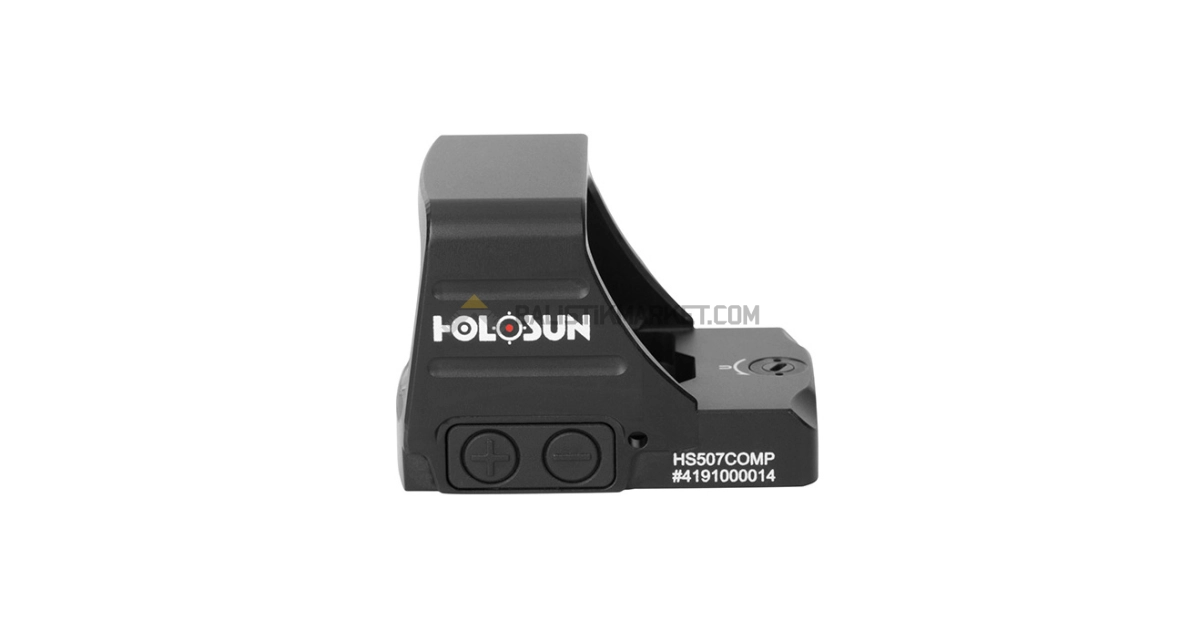 Holosun HS507COMP CRS Multi-Reticle Red Dot (2 MOA Dot & 8/20/32 MOA Circle Reticle)