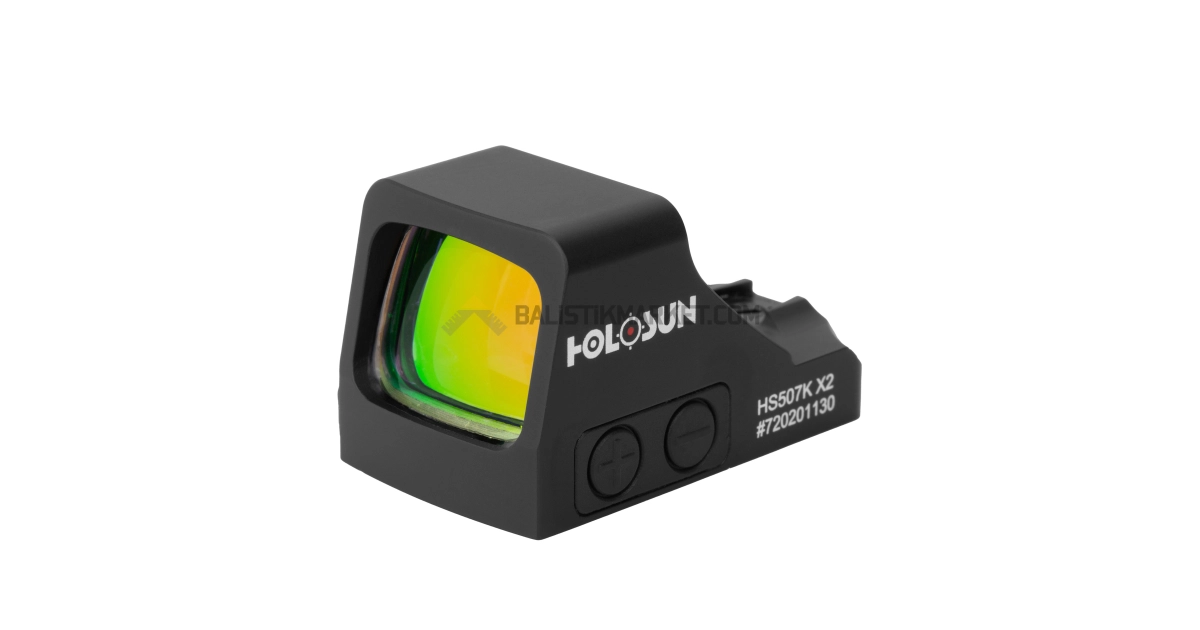 Holosun HS507K X2 Classic Multi-Reticle Red Dot (2 MOA & 32 MOA Circle)