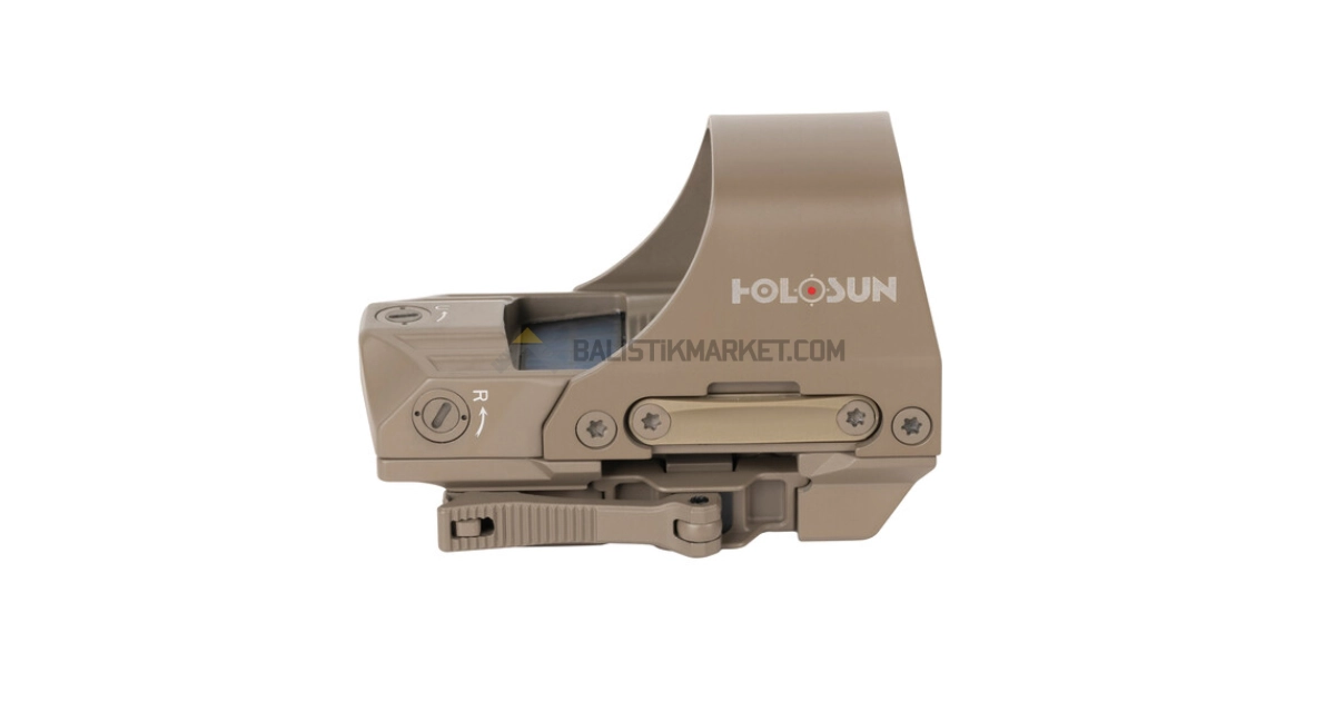 Holosun HS510C-FDE Solar Multi-Reticle Open Reflex Sight (2 MOA & 65 MOA Circle)