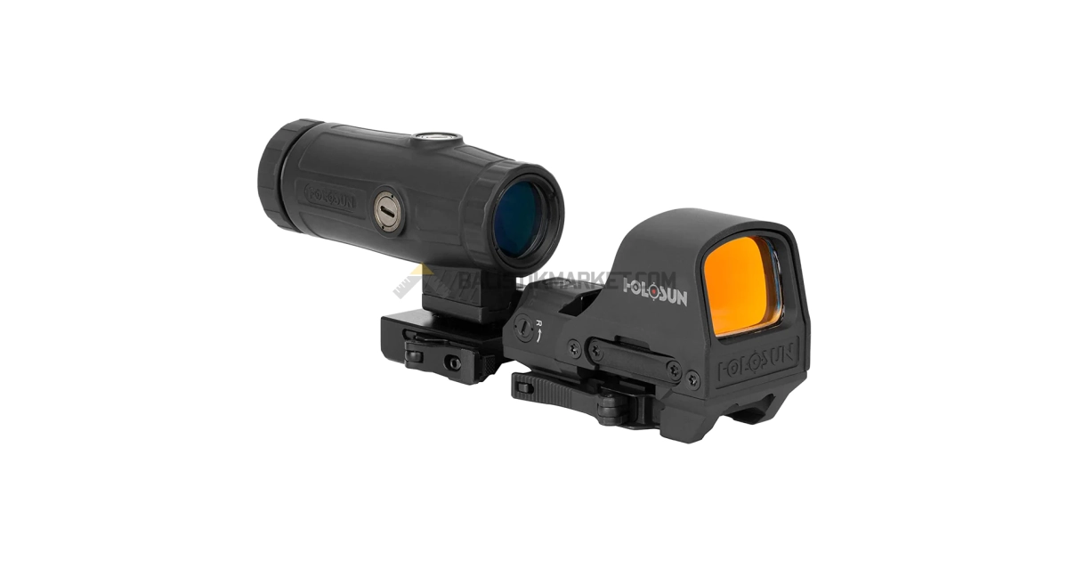 Holosun HS510C Open Reflex Sight & HM3X Magnifier Büyüteç Seti