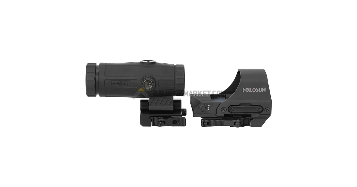 Holosun HS510C Open Reflex Sight & HM3X Magnifier Büyüteç Seti
