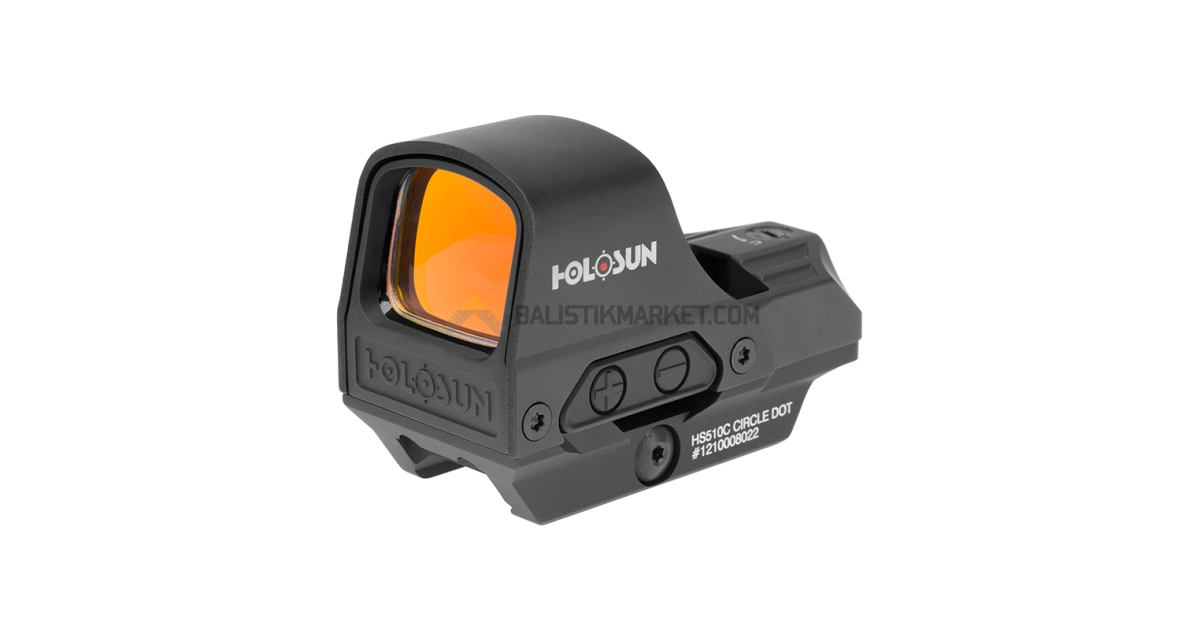 Holosun HS510C Solar Multi-Reticle Open Reflex Sight (2 MOA & 65