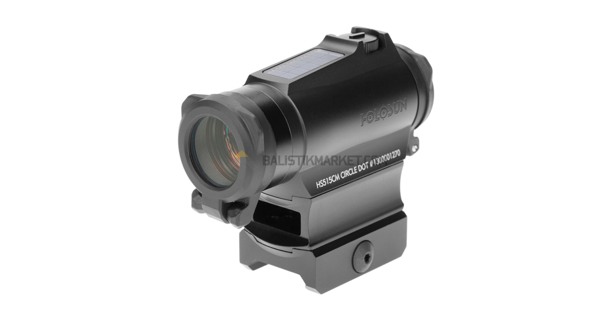 Holosun HS515CM Solar Multi-Reticle Red Dot (2 MOA & 65 MOA Circle)