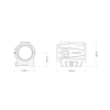 Holosun SCRS RD MRS Solar Red Dot (2 MOA & 65 MOA Circle)