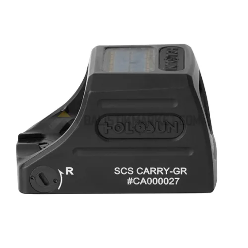 Holosun SCS Carry Solar Şarjlı Multi-Reticle Green Dot (2 MOA & 32 MOA Circle)