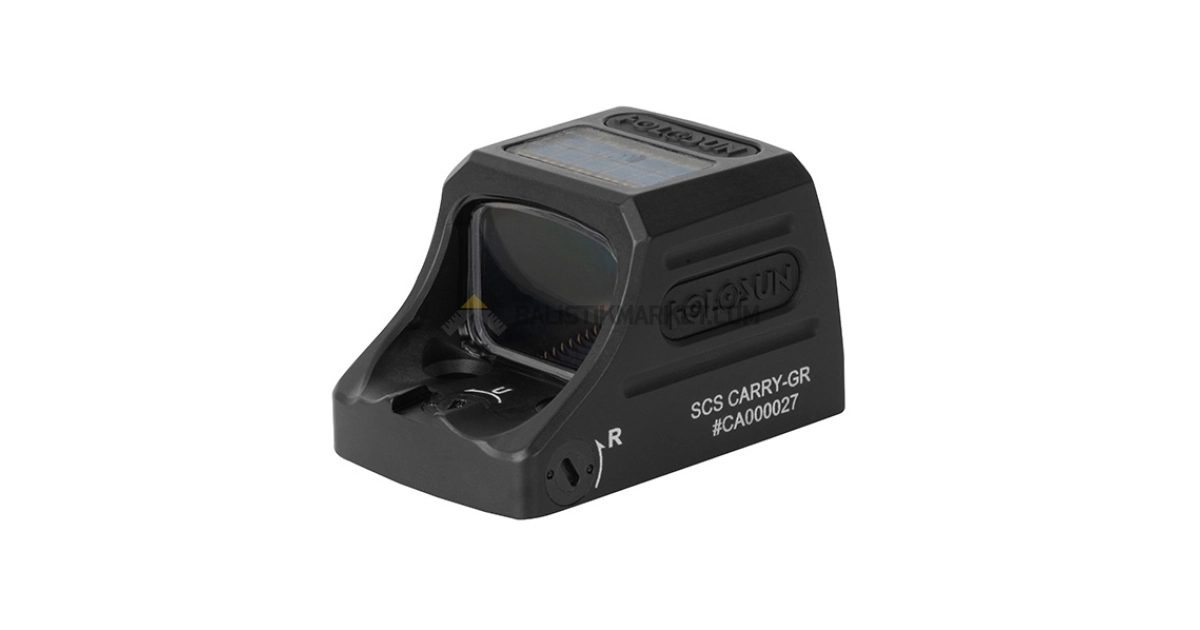 Holosun SCS Carry Solar Şarjlı Multi-Reticle Green Dot (2 MOA & 32 MOA Circle)
