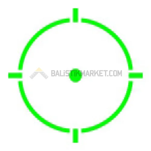 Holosun SCS Carry Solar Şarjlı Multi-Reticle Green Dot (2 MOA & 32 MOA Circle)