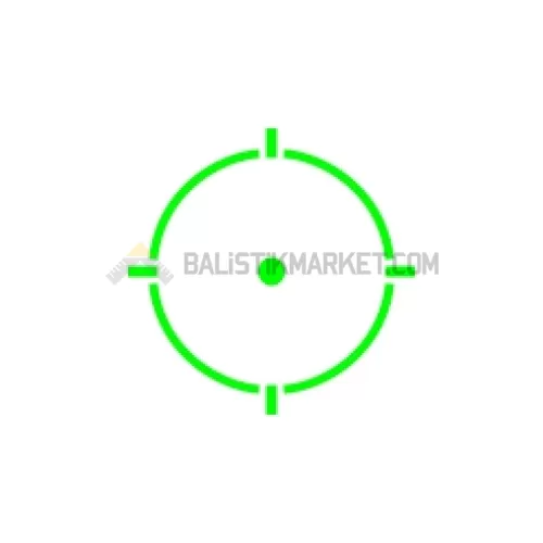 Holosun SCS MOS Solar Şarjlı Multi-Reticle Green Dot (2 MOA & 32 MOA Circle)
