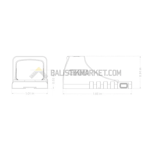 Holosun SCS MOS Solar Şarjlı Multi-Reticle Green Dot (2 MOA & 32 MOA Circle)