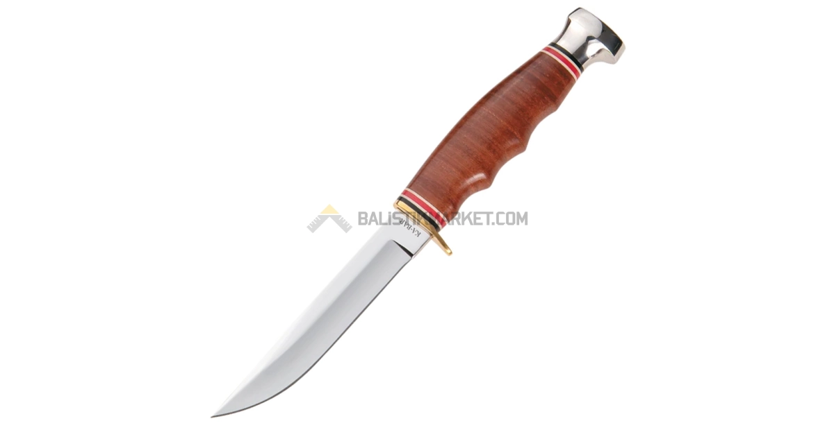 Ka-Bar 1232 Hunter Deri Kabza Sabit Bıçak