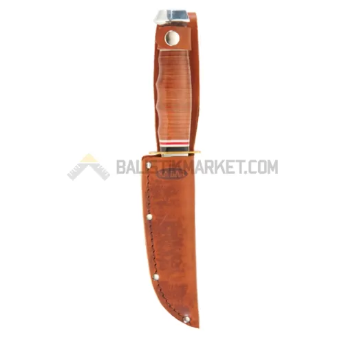 Ka-Bar 1233 Skinner Deri Kabza Av Bıçağı