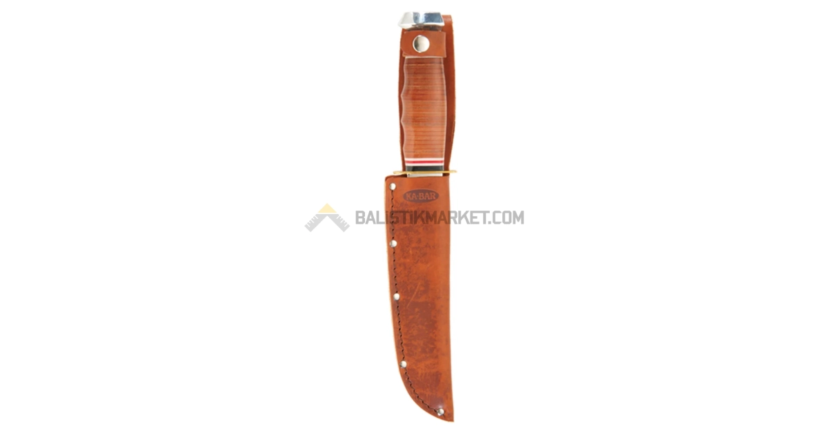 Ka-Bar 1236 Bowie Deri Kabza Sabit Bıçak